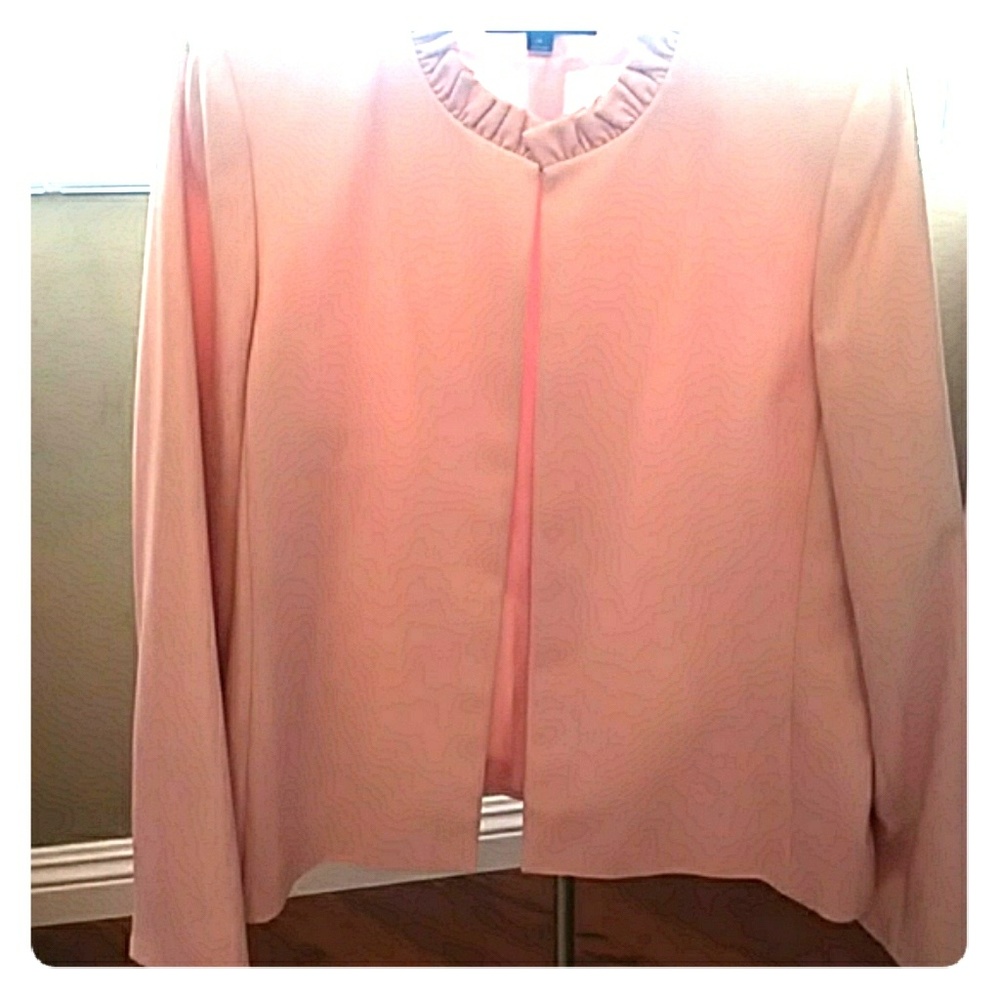 Tahari soft pink Cindy C jacket